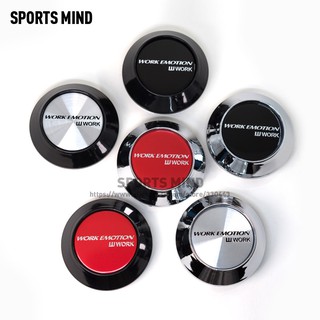 4 ชิ้น/ล็อต 68 มม.รถศูนย์ล้อ Hub Caps สําหรับ WORK EMOTION โ…