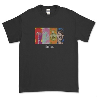 เสื้อยืดวงดนตรีThe BEATLES - PSYCHEDELIC / เสื้อยืด (สีดํา)all size