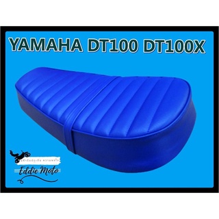 YAMAHA ENDURO DT100 DT100X DT125 CAFE DOUBLE SEAT COMPLETE "BLUE"  // เบาะ DT100 สีน้ำเงิน งานสวย