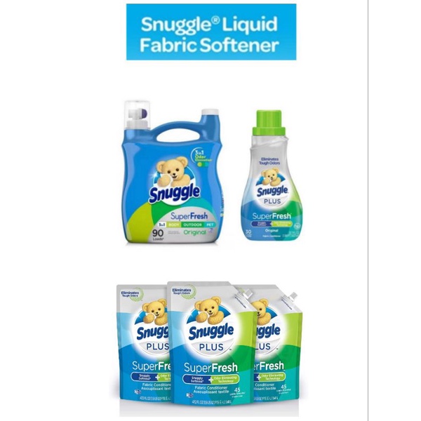 Snuggle Liquid Fabric Softener น้ำยาปรับผ้านุ่ม Snuggle จาก USA ...