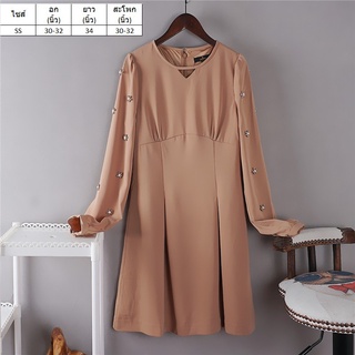 *พร้อมส่ง* ชุดเดรสแฟชั่นใหม่สายเกาหลี
