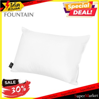 หมอนหนุนสุญญากาศ FOUNTAIN 70609 18x28 นิ้ว สีขาว หมอนหนุน VACUUM PILLOW FOUNTAIN 70609 18x28” WHITE หมอนหนุนและหมอนข้าง