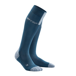 CEP RUN SOCKS 3.0 MEN - BLUE/GREY - ถุงเท้ารุ่น 3.0 ความยาวคลุมเข่าผู้ชาย