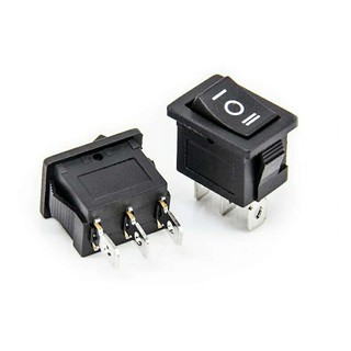 Push Switch KCD1 6A 250V 15x21mm สวิตซ์ 3ขา 3ทาง (สี่เหลี่ยม) สวิตซ์โยก สวิตซ์กระดก