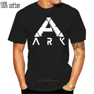 เสื้อยืดผ้าฝ้ายพิมพ์ลายคลาสสิก เสื้อยืดแขนสั้น ผ้าฝ้าย พิมพ์ลาย Ark Survival Evolved Minimalist สไตล์มินิมอล สําหรับผู้ช