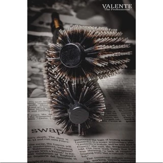 VALENTE หวีไดร์ แปรงกลม ลายตรง ใช้ไดร์ผมลอน ผมตรงได้