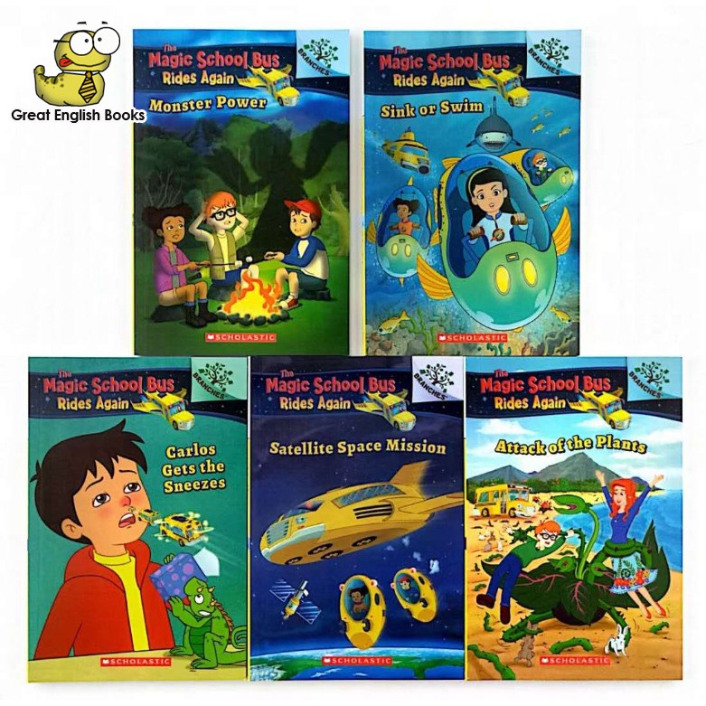 พร้อมส่ง Scholastic Branches: The Magic School Bus Rides Again (5Books)