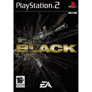 Black PS2 แผ่นเกมPS2 แผ่นไรท์คุณภาพ แนวยิงปืน