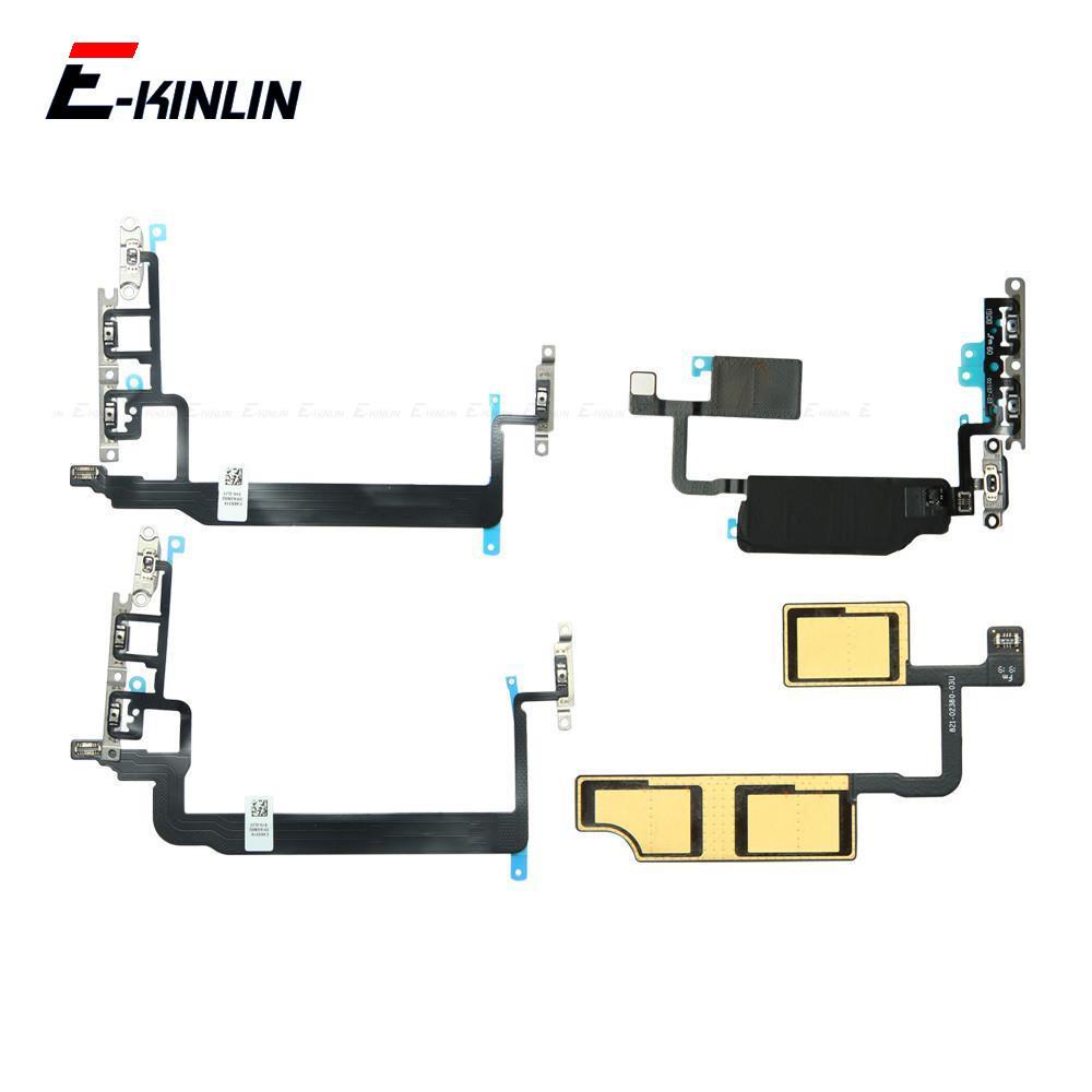 ปุ่มปรับระดับเสียง ปุ่มเปิดปิด สายเคเบิ้ลอ่อน สําหรับซ่อมแซม IP 13 12 mini 12 11 Pro Max