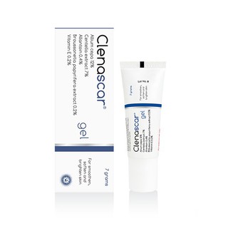 CLENASCAR GEL 7G. (สีฟ้า) ลดรอยดำ รอยแดง รอยสิว รอยนูน สูตรเดียวกับMEDERMA