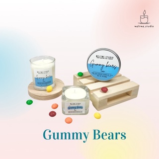 เทียนหอมไขถั่วเหลือง meltme.studio กลิ่น Gummy Bears