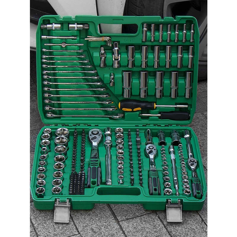 🔥🔥Hot Sale  ประแจ ประแจเลื่อน Spanner Sets บินประแจวงล้อขนาดเล็กซ็อกเก็ตรวมซ่อมรถยนต์หัวเทียนถอดชิ้น