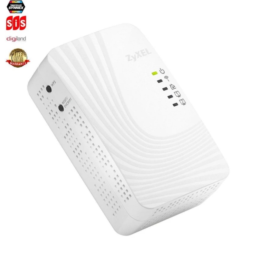 ZyXEL PLA4231 Powerline Wireless N Extender Up to 500Mbps-LifeTime (By Synnex,SIS,Digiland)#412