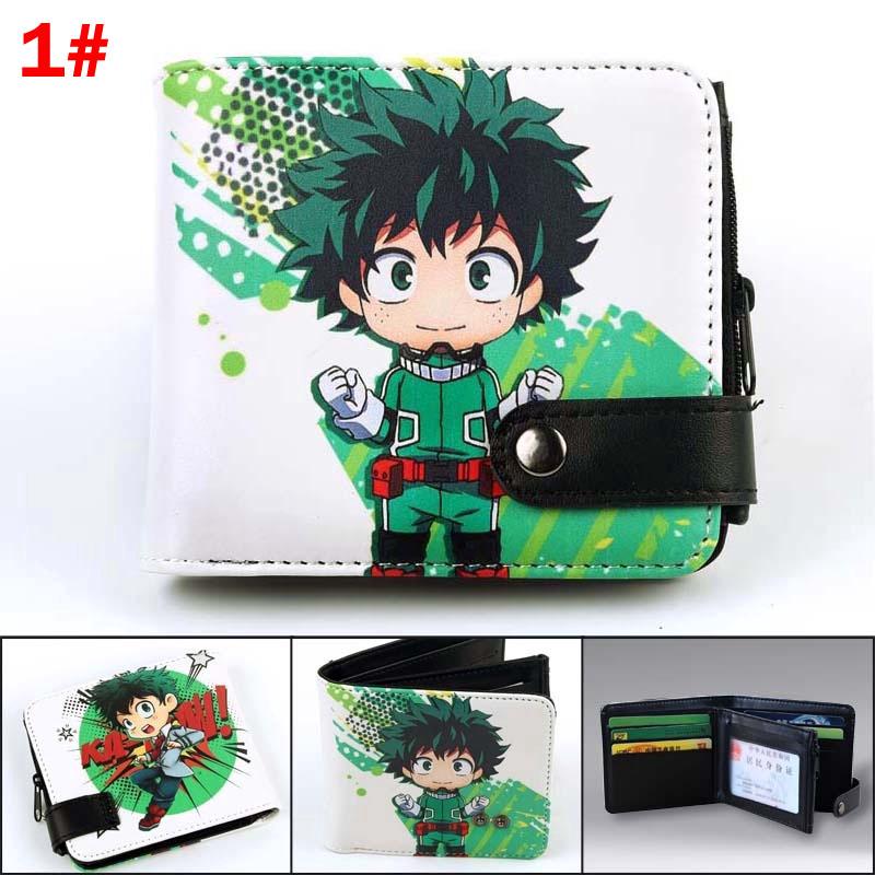 กระเป๋าเงินหนังสังเคราะห์ อะนิเมะ Izuku Midoriya