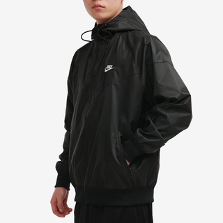 ☢♠✖Nike Genuine Men s Jacket Hooded Sportswear Casual Jacket Windbreaker DA0002-010 +++ รับประกันของแท้ 100% +++