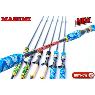 MAZUMI MZ - ONE คันหน้าดินท่อนเดียว เวท 10-20lb ขนาด 6.6 และ 7 ฟุต มีทั้งคันเบทและคันสปินนิ่ง