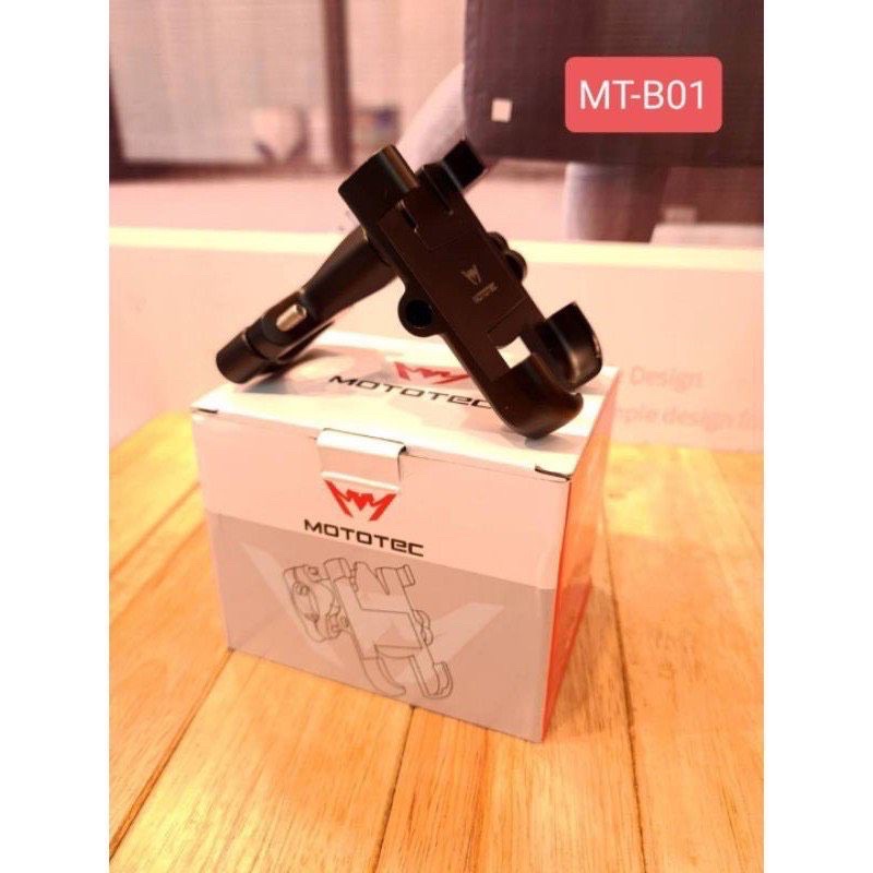 Mototecรุ่นB01/B02  ที่ยึดมือถือมอเตอร์ไซค์  ที่จับโทรศัพท์ ที่ยึดโทรศัพท์ แบบอลูมิเนียม ทนทานแข็งแรงมาก ใช้ได้นาน