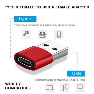 USB 3.1 Type C Female to USB A Male Adapter Converter Connector TypeC OTG