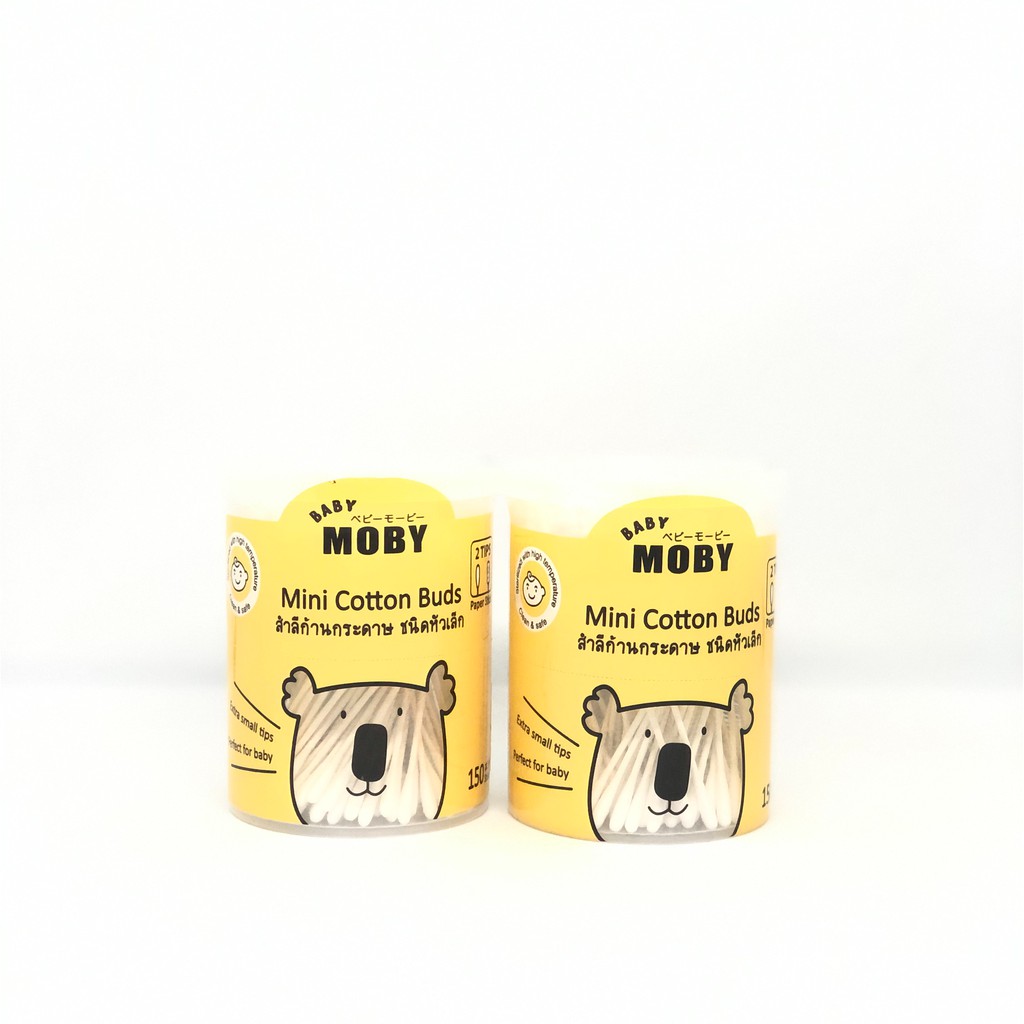 Baby Moby Cotton Bud คอตตอนบัดชนิดหัวใหญ่/หัวเล็ก