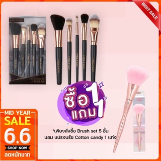 ♦️ของแท้ | ส่งทุกวัน | ถูก♦️ชุดแปรงเมลินดา brush set  5 ชิ้น แถม แปรงบรัช