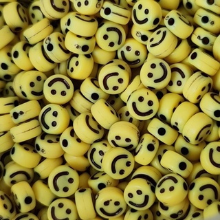 ลูกปัดหน้ายิ้ม ขนาดเล็ก Baby Smileys ขนาด 6.5 มม. แพค 100 ชิ้น