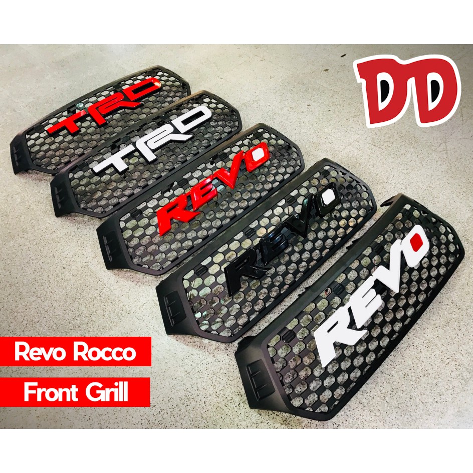 กระจังหน้า Toyota Hilux Revo Rocco 2018-2020 TRD&Revo Logo