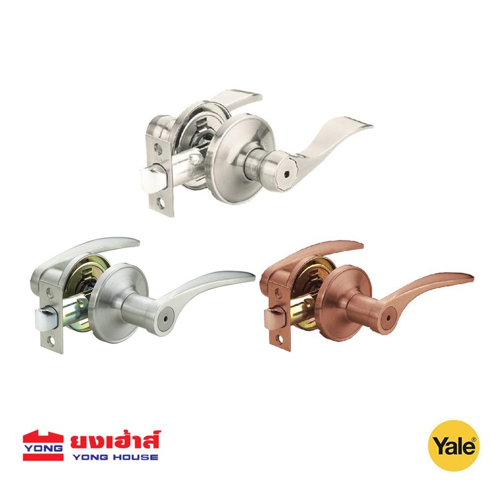 YALE ลูกบิดห้องน้ำ ลูกบิดประตูห้องน้ำ ลูกบิด รุ่น VL5312US15 L5322US11 L5322US15