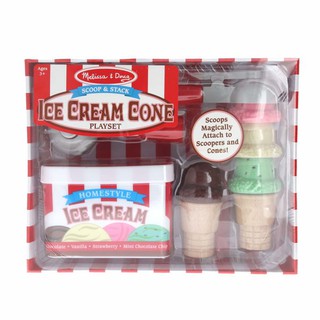 Melissa &amp; Doug Scoop &amp; Stack Ice Cream Cone Play Set