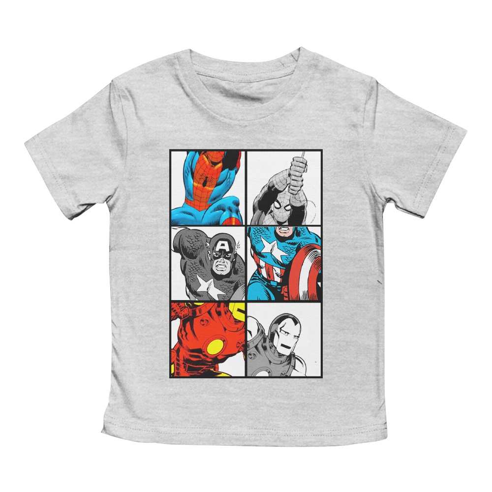 Distro เสื้อยืดสําหรับเด็กชายและเด็กหญิง AVENGER SQUAD