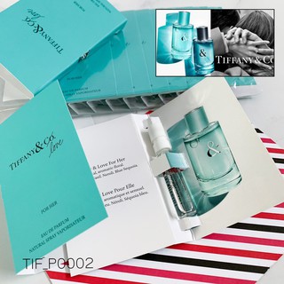 น้ำหอม Tiffany &amp; Co Love For Her EDP 1.2 ml (หัวสเปรย์)