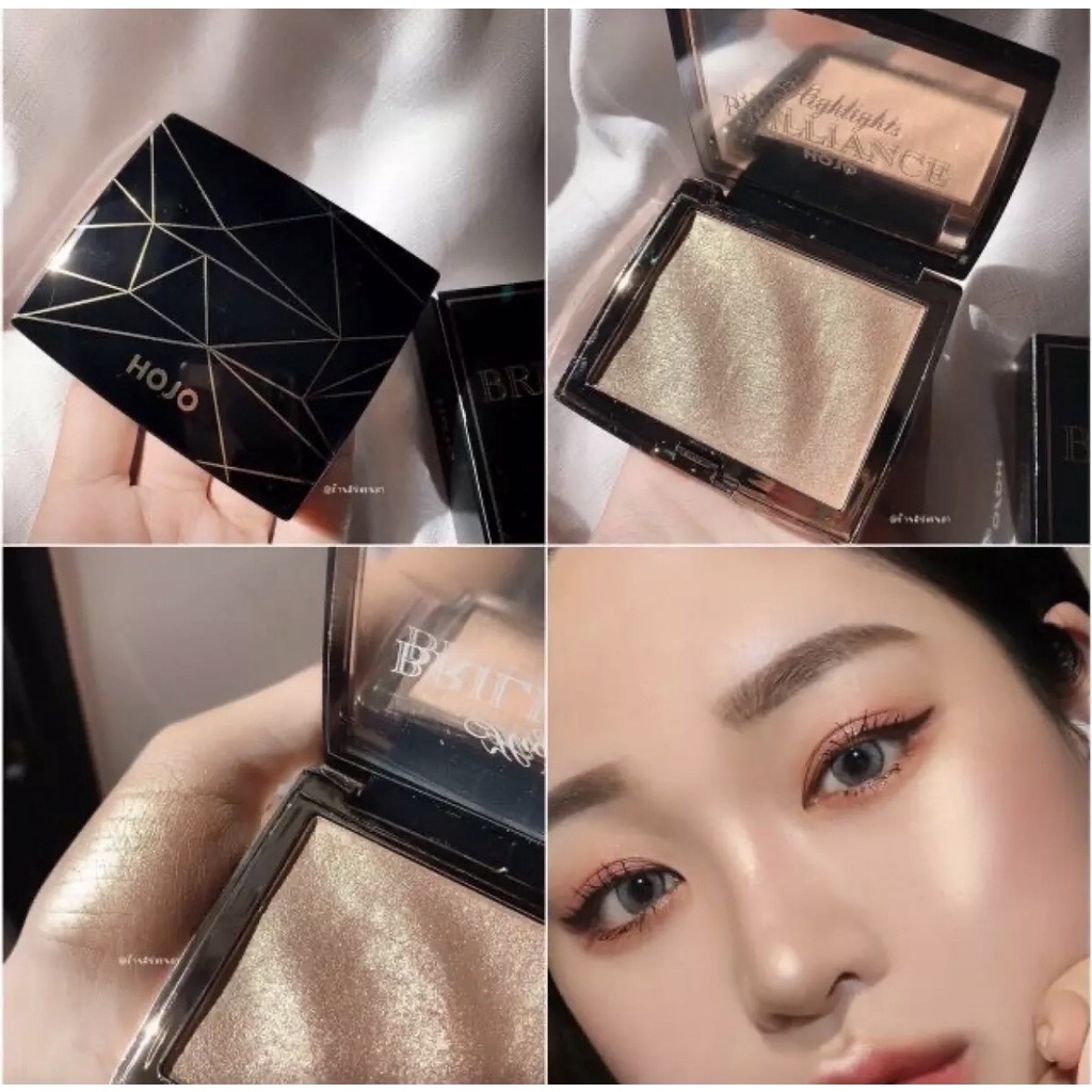 ไฮไลท์หน้าฉ่ำวาว โฮโจ # 02 สีนู้ดประกายทอง HOJO 8029-02