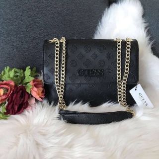 GUESS JANELLE CONVERTIBLE CROSSBODY FLAP BAG กระเป๋าสะพาย