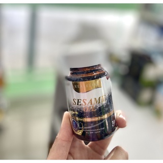 🍁Real elixir black sesame oil 500 mg 30 cap เรียว น้ำมันงา งาสกัด บำรุงกระดูก บำรุงผม ต่อต้านอนุมูลอิสระ ของแท้100%🍁