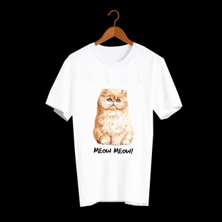 CAT14 เสื้อยืดลายแมว เสื้อยืดพิมพ์ลายแมว เสื้อยืด oversize เสื้อยืดสไตล์ญี่ปุ่น