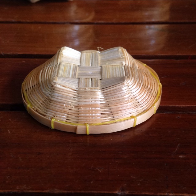 กระจาดไม้ไผ่ ที่ใส่ขนม สานงานสานละเอียด ทาน้ำมันกันมอดแล้ว มีเก็บเงินปลายทาง - รูปที่ 4