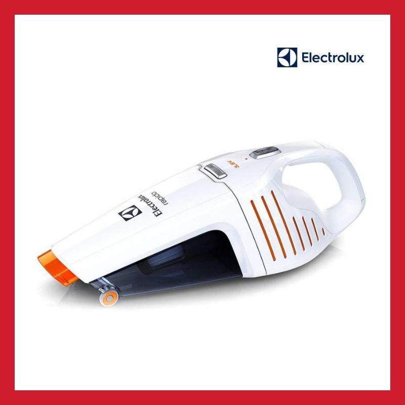 Electrolux ZB5203SW เครื่องดูดฝุ่นมือถือแบบชาร์จ 0.5 ลิตร กำลังไฟแบตเตอรี่ Ni-MH 3.6 V. สี Shell Whi