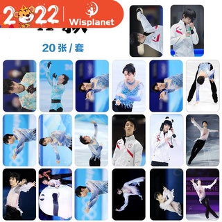 Yuzuru Hanyu Series Star Peripheral Pearly Lustre Lomo Cards Portrait Photos ชุดการ์ดโพลารอยด์ ขนาดเล็ก