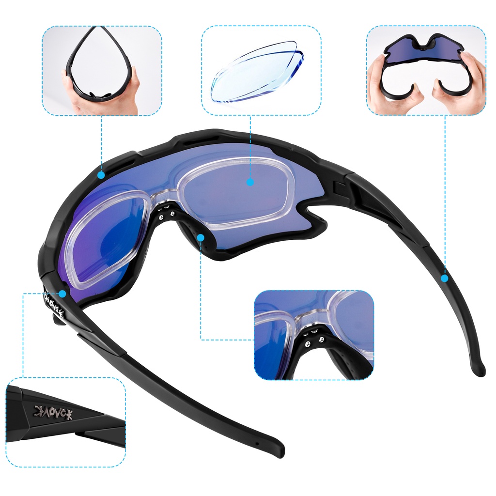 2022 Cycling Sunglasses Polarized Sports Bicycle Eyewear UV400Cycling