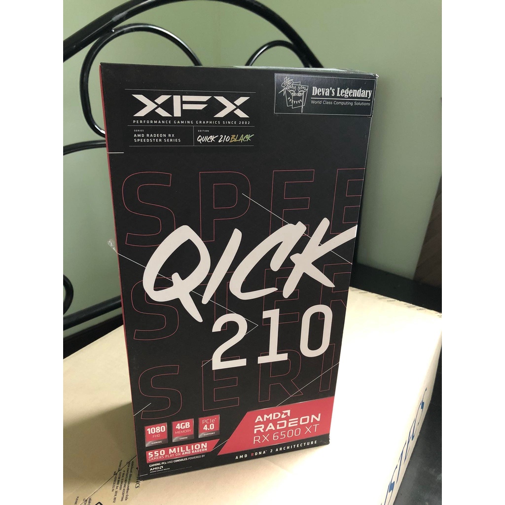 XFX RX6500XT การ์ดจอมือสองประกันเหลือ 1.8ปี
