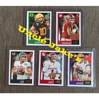 2020 Panini Score Rookie Quarterback Lot (5 Cards)