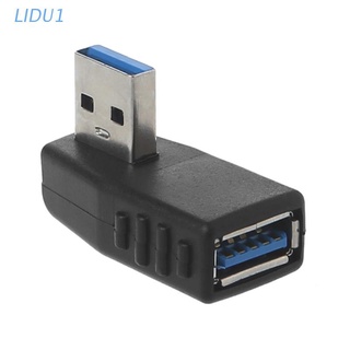 Lidu1 90 ツ อะแดปเตอร์เชื่อมต่อ Usb 3.0 A Male To Female สําหรับแล็ปท็อปพีซี