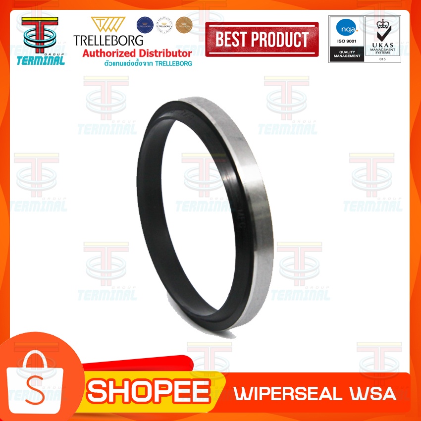 ลดพิเศษซีลลูกสูบนำเข้า<ซีลกันฝุ่น Wiper Wsa> ซีลกันฝุ่น ซีลกันน้ำมัน ซีลกระบอกไฮดรอลิค ของเเท้จาก Trelleborg