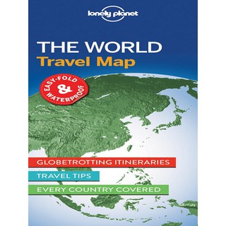 หนังสือภาษาอังกฤษ Lonely Planet the World Planning Map (Lonely Planet Travel Map) (FOL Magnet) [Paperback]มือหนึ่ง