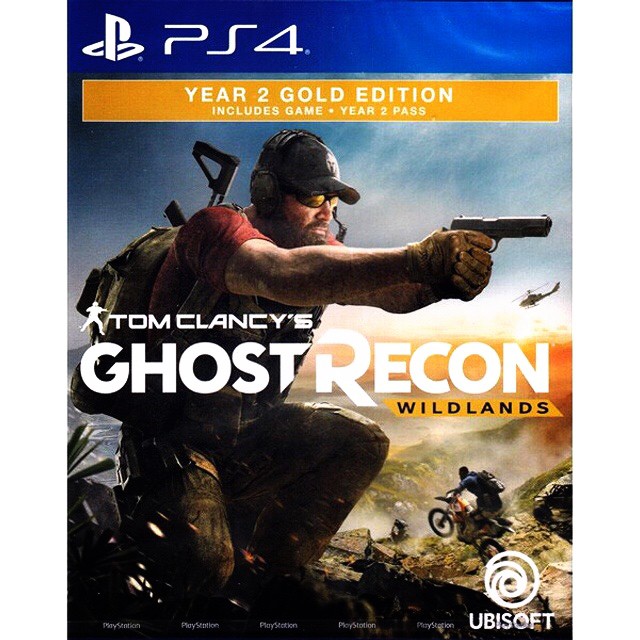 PS4 Tom Clancy's Ghost Recon Wildlands Year 2 Gold Edition (Zone3/Asia/English ) แผ่นเกม ของแท้ มือหนึ่ง มือ1 ในซีล
