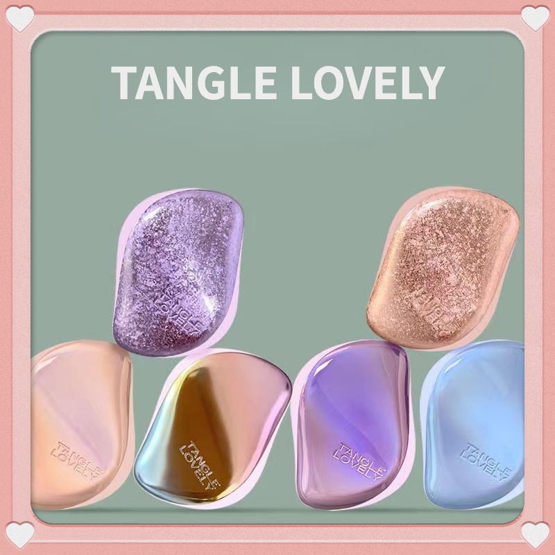 Tangle LOVELY Tt หวีนวดผม ป้องกันไฟฟ้าสถิตย์ แบบพกพา สําหรับผู้หญิง