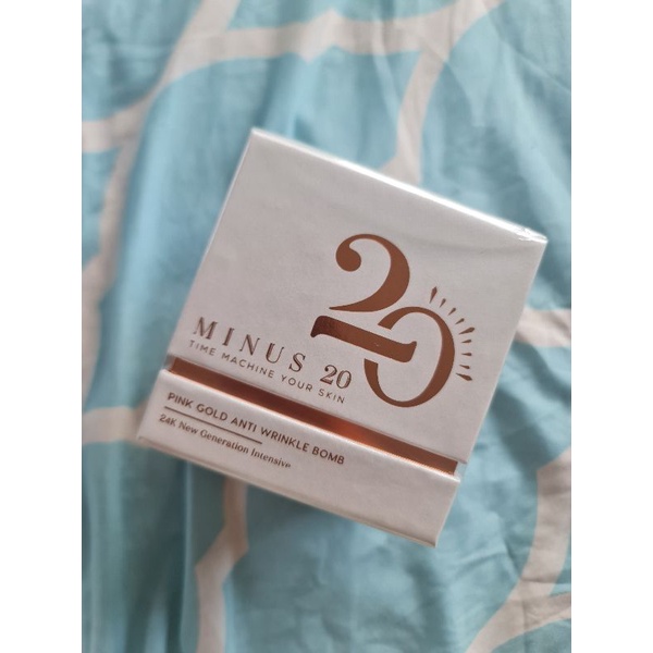 ครีม Minus 20 Pink Gold Anti Wrinkle Bomb