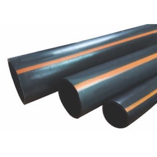 ท่อพีอี (PN4)คาดส้ม 16mm,20mm,25mm,32mm(HDPE)