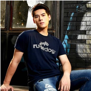 Rudedog By Hashtag เสื้อยืดแขนสั้น ทรงผู้ชาย รุ่น LOGO สินค้าลิขสิทธิ์แท้