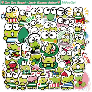 ❉ Kero Kero Keroppi Series 01 - Sanrio Character สติ๊กเกอร์ ❉ 50Pcs/Set Waterproof DIY Fashion Decals Doodle สติ๊กเกอร์