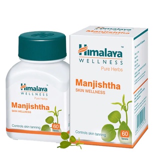 Himalaya Manjishtha ลดฝ้า ลดรอยหมองคล้ำ 60 เม็ด  ( EXP 11/2024 )